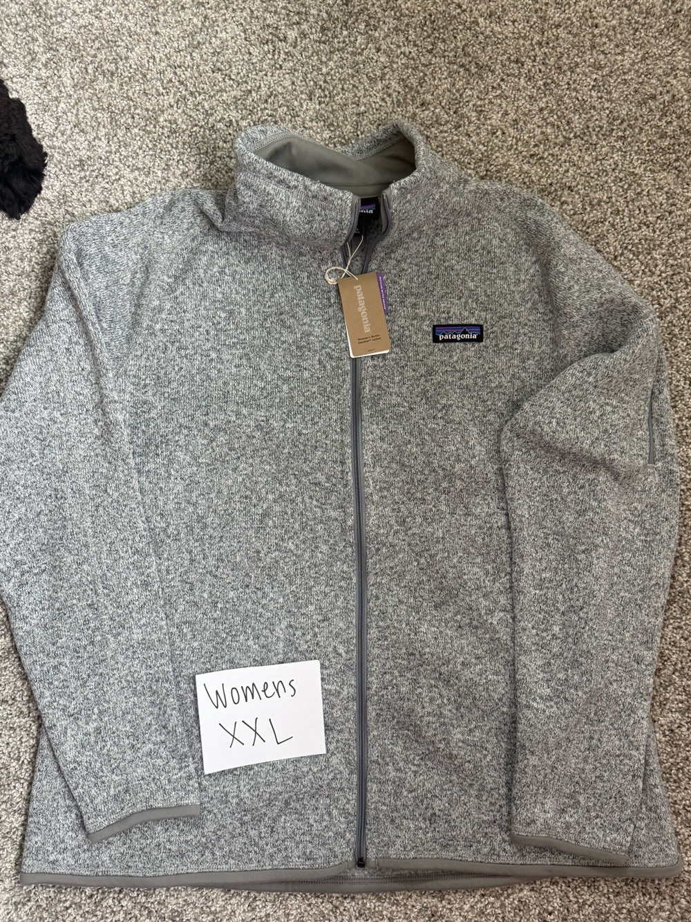 Patagonia Women’s Heather Gray Full-Zip Fleece Jacket